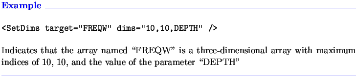 $\textstyle \parbox{6.3in}{\textcolor{blue}
{\textbf{Example \hrulefill}}\\
\pa...
... 10, and the value of the parameter \lq\lq DEPTH''
\\ \textcolor{blue}{\hrulefill}}$